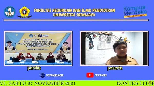 Kontes Literasi Sains VI FKIP Unsri di ikuti 189 Peserta dari 8 Propinsi di Indonesia 3