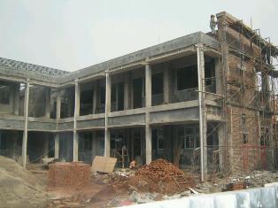 Pembangunan gedung SDN Pondok Kacang Timur 02