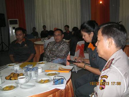 Presdir PT. MMS didampingi Kaditlantas Mabes Polri dan Kadishub Prov.Banten