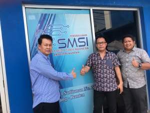 Ketum SMSI Pusat Kunjungi Kantor SMSI Banten