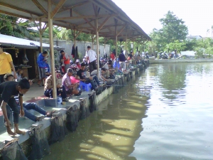 Tangerang- salah satu Lokasi mancing yang ada di Kota Tangerang