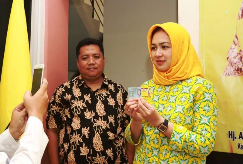 Ketua Dewan Pimpinan Daerah (DPD) II Partai Golkar Kota Tangsel Airin Rachmi Diany