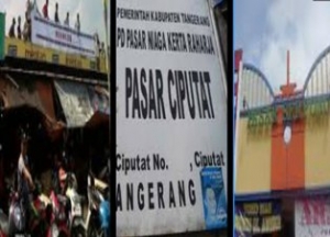 Tiga Pasar Yang ada di Tangsel Penyumbang PAD untuk Pemkab Tangerang. (DT)