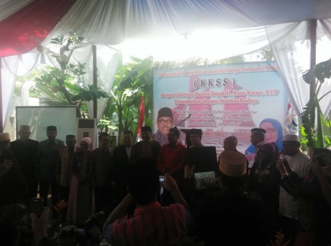 Silahturahmi Warga Makassar se Banten dihadiri oleh Rano Karno