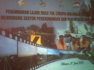 Lajur Tol Ditambah, MMS Dukung Sektor Perekonomian dan Pariwisata Banten.
