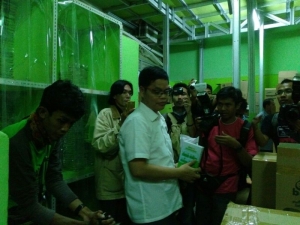 Gudang produksi makanan bayi di Taman Tekno yang di Sidak BPOM Banten