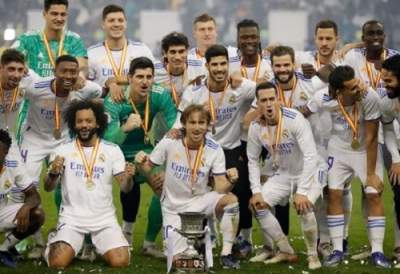 Real Madrid raih juara Piala Super Spanyol setelah mengalahkan  Athletic Bilbao dengan skor 2-0. (Reuters)