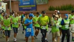 Bogor- sebanyak 1000 peserta yang ikut Lari marathon sehat.Minggu (10/11)dt