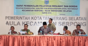 Tingkatkan Kwalitas SDM, Kecamatan Serpong Tingkatkan Kemampuan Warganya