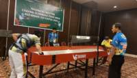 Uniknya Pertandingan Tenis Meja Tuna Netra di Peparnas Papua