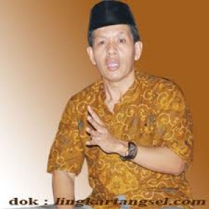 Pamulang- Rasud Syakir, Ketua komite SMPN 4 Tangsel. (lingkartangsel)