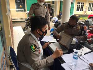 Sebanyak 143 Personel Polda Banten Telah di Vaksin Pada Hari Ke 8