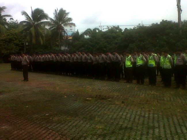 200 Personil Kepolisian Disiagakan Menyambut Aksi Massa