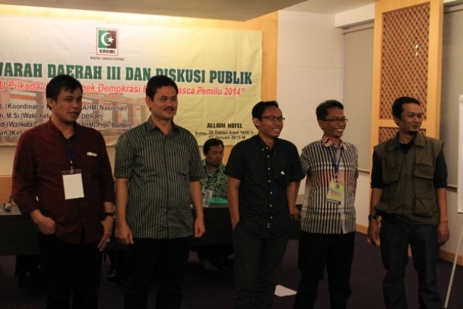 Presidium KAHMI Kota Tangerang terpilih periode 2015 - 2020