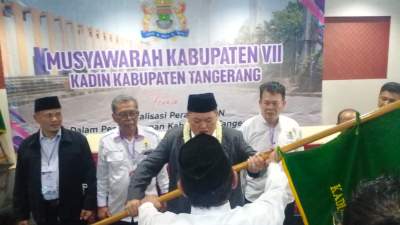 Sah, Zulkarnain Pimpin Kadin Kabupaten Tangerang Periode 2022-2027