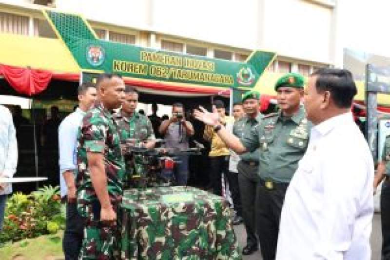 Menhan Prabowo Tengok Inovasi Komando Teritorial di Kodam III/ Siliwangi: Memecahkan Kesulitan Rakyat