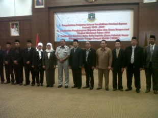 Dewan Pendidikan Banten Telah Dikukuhkan