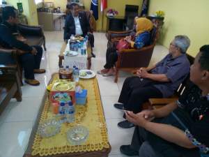 Anggota DPRD Kabupaten Magetan saat studi banding dan diterima Ketua DPRD Tangsel, Moch Ramlie.