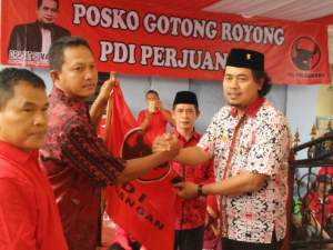Peresmian Posko Gotong Royong PDI Perjuangan Kota Tangsel.