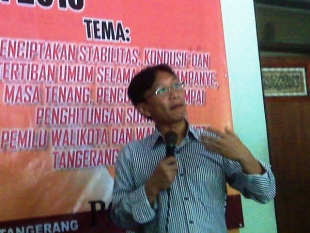 Ketua KPU Banten Syaiful Bahri (TJB)