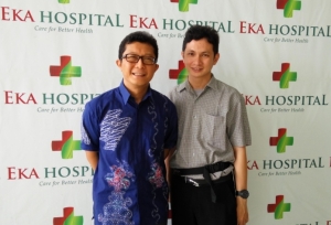 dr.Daniel Tanubudi,SpJP  dan dr. Reza Octavianus, SpJP,FIHA Eka Hospital BSd