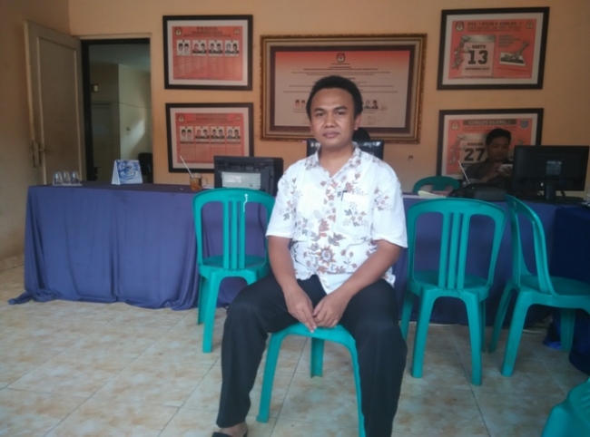 Komisioner KPU Divisi Hukum Pengawasan Pencalonan dan Kampanye, Bambang Dwitoro