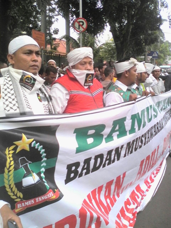 Ratusan Anggota Bamus Tangsel Bakal Bergerak ke Jakarta
