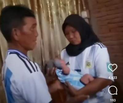 Muhammad Messi Lahir di Sulawesi Barat dari Keluarga Fans Argentina