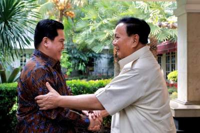 Menhan Prabowo Terima Kunjungan Menteri BUMN Erick Thohir, Bicarakan Dinamika Terkini Hingga Timnas U-22