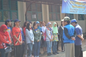 Pelepasan Kontingen O2SN &amp; FLS2N bersama Kepala Bidang Pendidikan Menengah (Dikmen) Dindik Kota Tangsel Sridoyo 