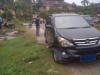 Mobil PNS saling Hantam di Puspemkab Tangerang