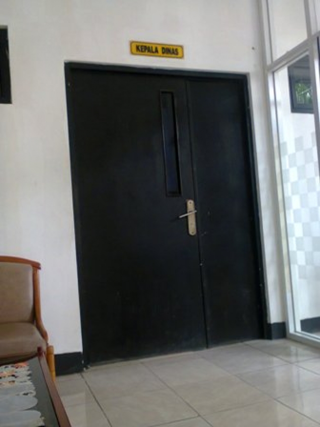 Ruang Kerja Kepala DBMTR Provinsi Banten