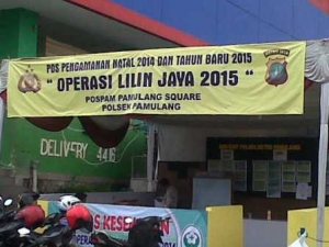 Natal Dan Tahun Baru 2015, Polsek Pamulang persiapkan Operasi Lilin Jaya