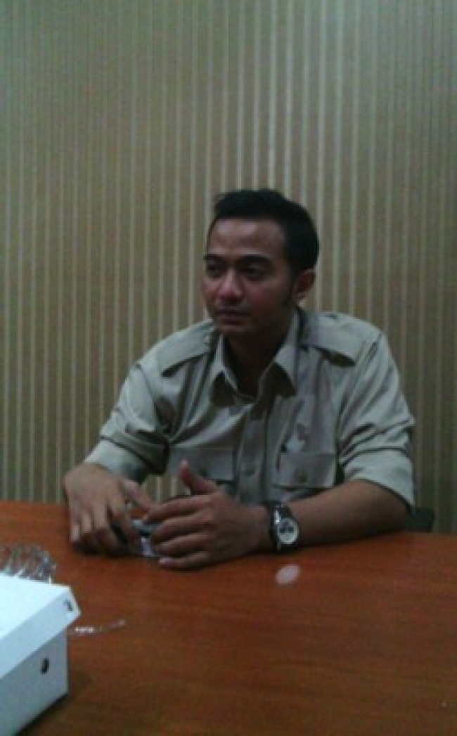 Ketua Fraksi Gerindra DPRD Tangsel, Ahmad Syawqi