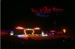 Manfaatkan Teknologi Drone &#039;Pesta Cahaya&#039; di Pembukaan Peparnas Papua