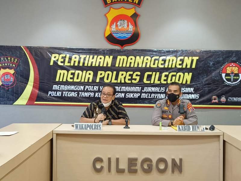 Polda Banten Gelar Pelatihan &quot;Jurnalisme Kepolisian&quot; di Cilegon