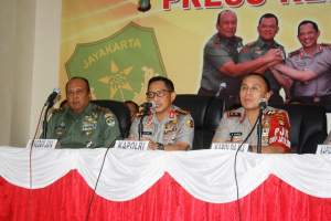 Kapolri Jenderal Tito Karnavian menggelar konferensi pers di Polres Metro Tangerang.