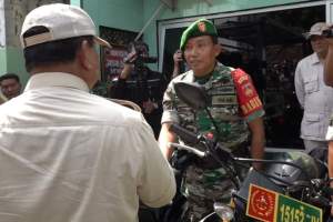 Beri 112 Motor ke Koramil/02 Pekalongan Timur, Menhan Prabowo Berpesan Jaga Hubungan Baik Rakyat dan Aparat