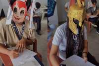 Viral Topi Sekolah Anti Nyontek di Filipina, Bentuknya Unik-unik