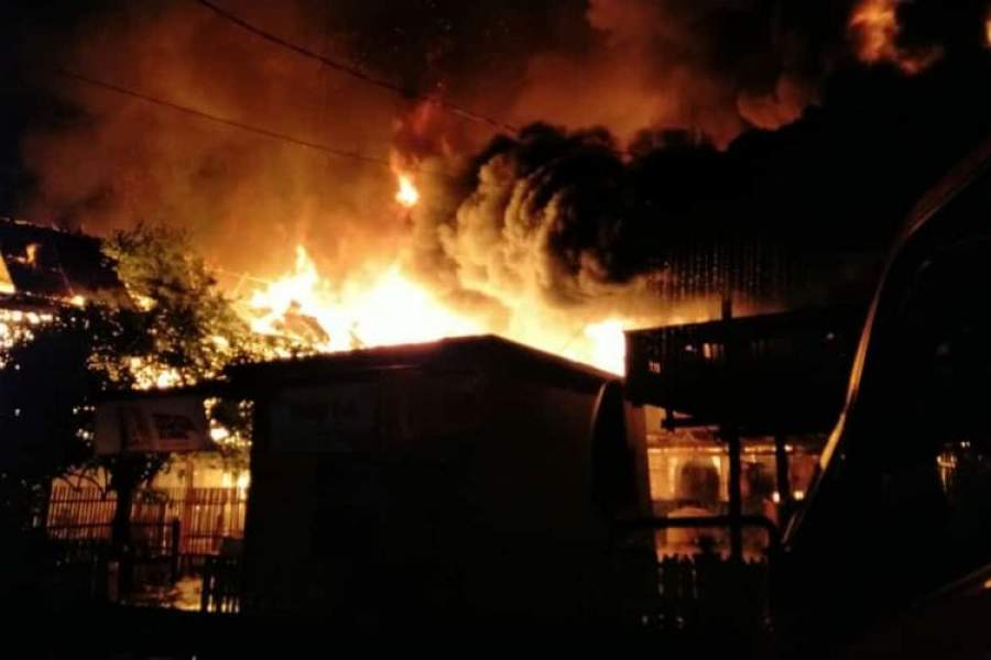 Si Jago Merah Lumat Habis Rumah Milik Edi, Motor & Hasil Pertanian Hangus Ikut Terbakar