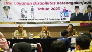 Rakor ULD Ketenagakerjaan Disnaker Bahas Kesempatan Kerja bagi Penyandang Disabilitas