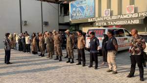 Pengamanan Pemilu 2024, Satpol PP Kota Tangerang Siap Siagakan 10.350 Linmas dan 260 Trantib