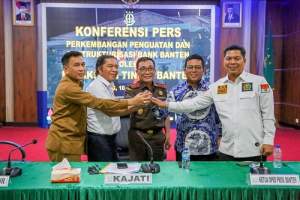 Penguatan Bank Banten, Kejati Banten dan Pemprov Banten Berhasil Tarik Klaim Asuransi Debitur Rp 9,44 M