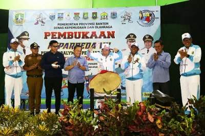 Pj Gubernur Banten Al Muktabar Resmi Membuka PEPARPEDA VII Provinsi Banten Tahun 2022
