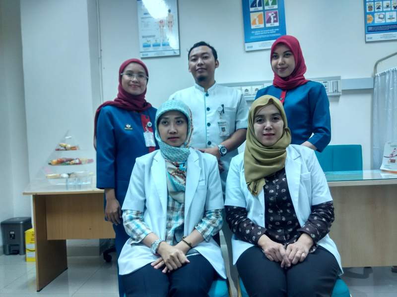 Tim dokter Poli Khusus Diabetes Melitus RSU Kota Tangsel