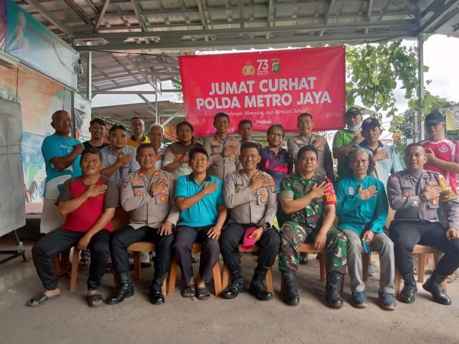 Jum'at Curhat ala Polda Metro Jaya bersama Jajaran Polres Tangsel di Masyarakat