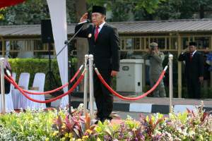 Pj Gubernur Al Muktabar Pimpin Upacara Peringatan Hari Kesaktian Pancasila Pemprov Banten