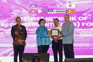 Hadiri Pembukaan PNLG Meeting Summit 2022, Pj Gubernur Banten Al Muktabar Mengajak Semua Berperan Aktif Menjaga Lingkungan Hidup