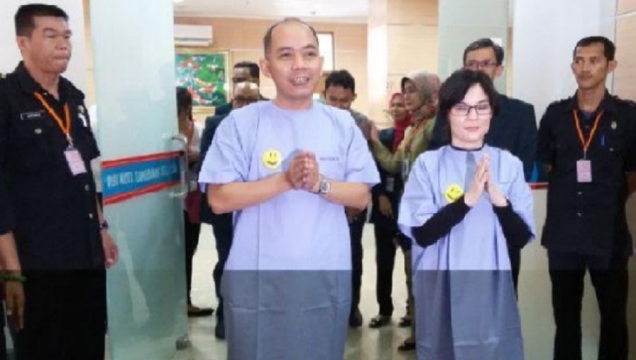 Pasangan Iksan Modjo & Li Claudia candra Ikuti Tes Kesehatan di RSUD Tangsel