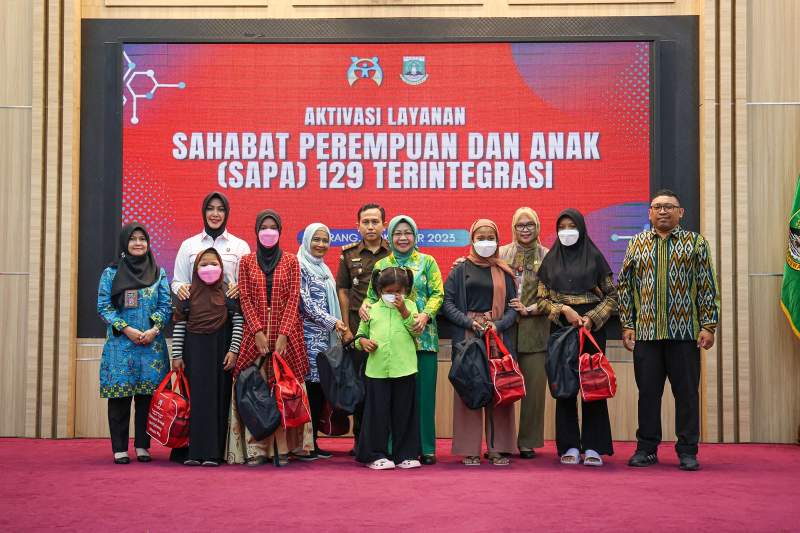 Pj Sekda Provinsi Banten Virgojanti Luncurkan Aktivasi Layanan Sahabat Perempuan dan Anak (SAPA) 129 Terintegrasi